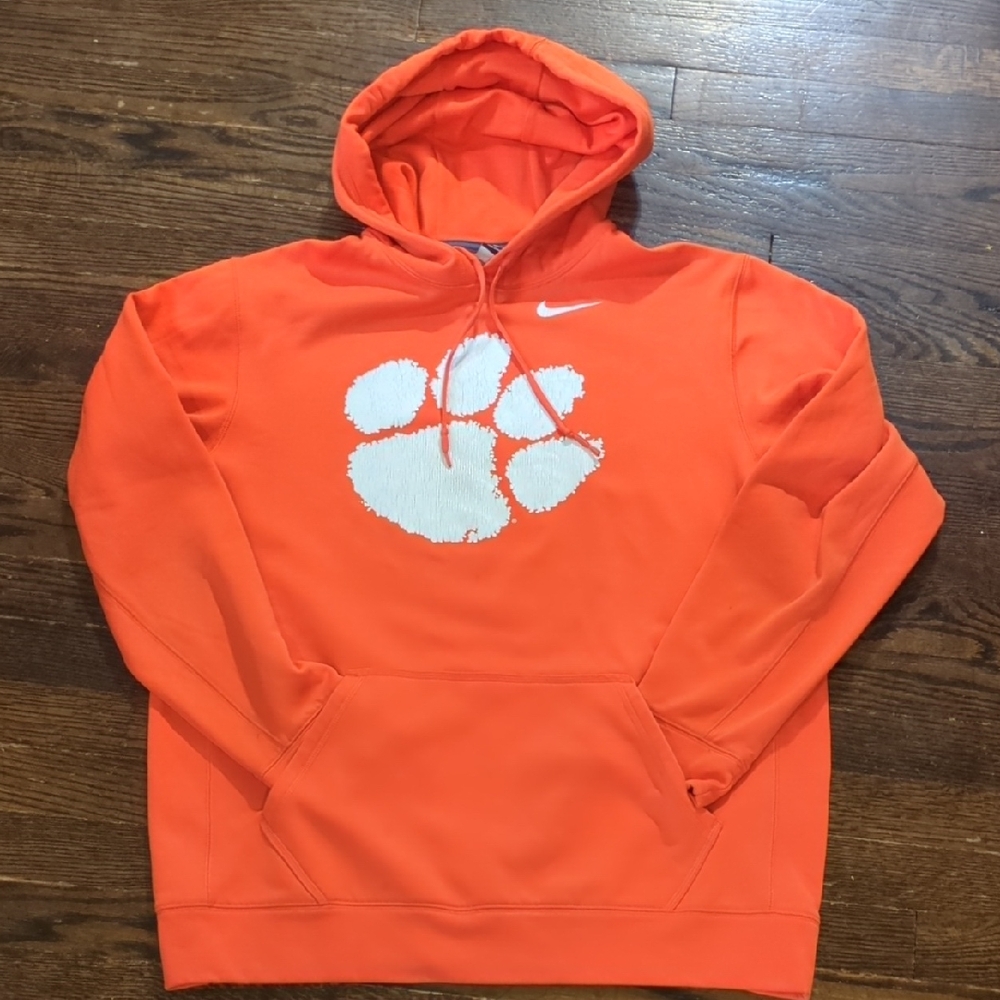 Nike Orange Clemson Men's Sweatshirt Large